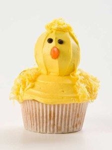 1st Birthday Cakes - Chick Cupcake