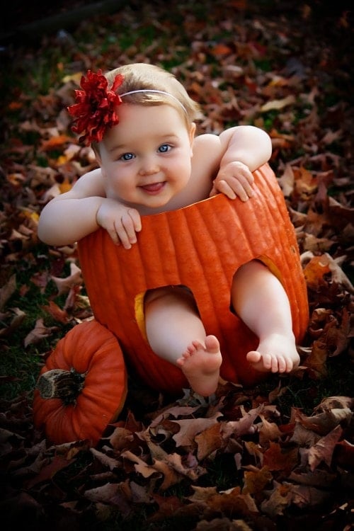 Baby Photos - Funky Pumpkin