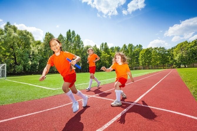 Fundraising Ideas For Schools - Relay Race