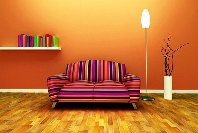 high-fashion-canvas-prints-and-wallpaper-striped-couch