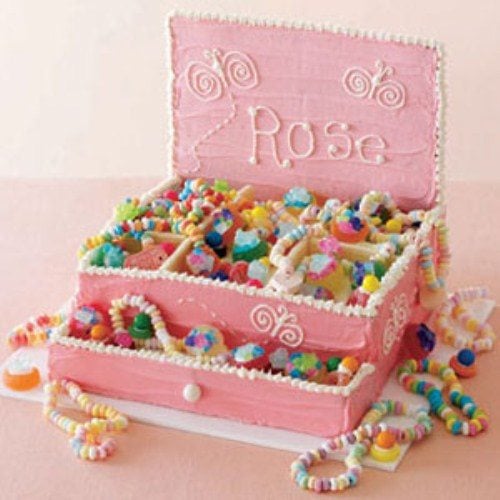 Kids Birthday Cakes - Princess Jewelry Box Cake