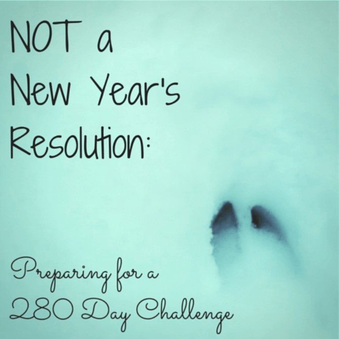 New Year Resolutions - 280 Day Challenge