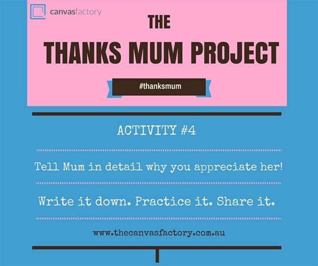 The Thanks Mum Project - Photo Collage - Activity 4