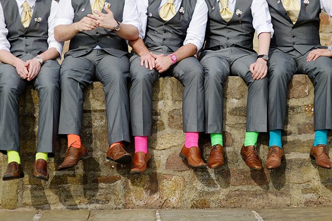 tips-party-photos-scream-canvas-prints-groomsmen-colourful-socks
