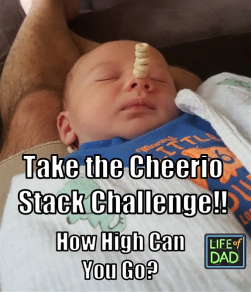 World's Greatest Dad - Cheerio Challenge