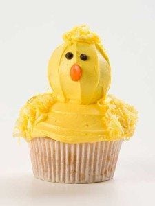 1st Birthday Cakes - Chick Cupcake