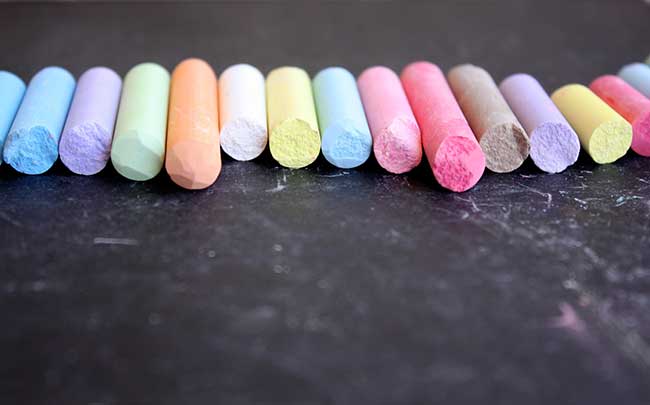 Baby Shower Games - Chalk Drawing Painting