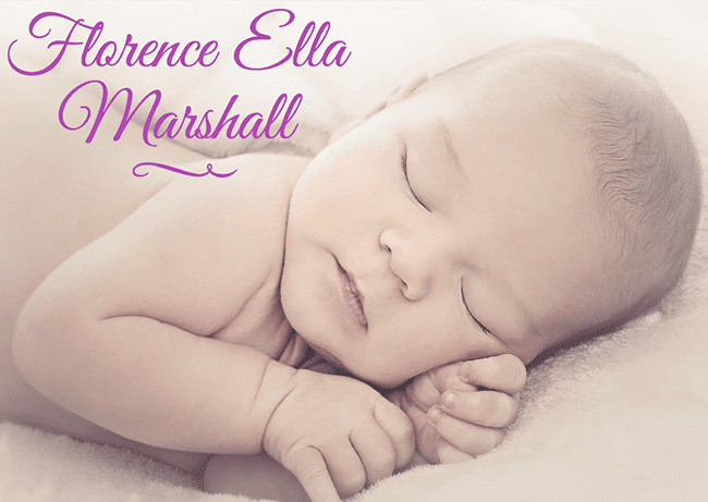 Old Fashioned Names - Canvas Print Baby Boy