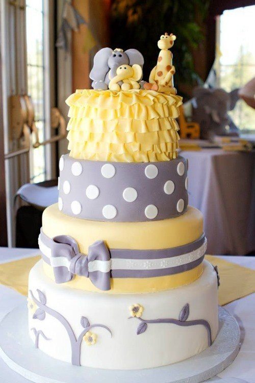 Baby Shower Cakes - Layered