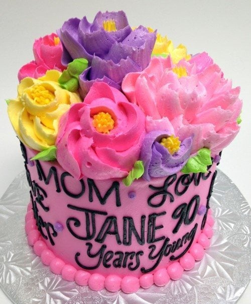 Coolest Birthday Cakes - Bouquet Of Flowers