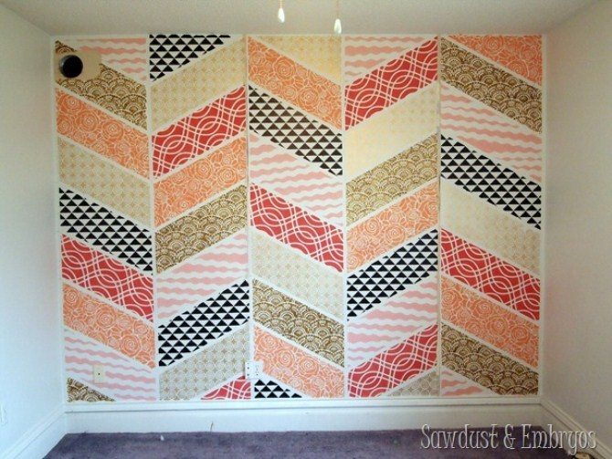 Diy Home Decor - Patchwork Wall