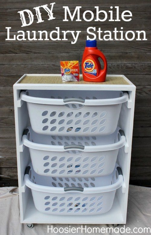 Home Makeover - Mobile Laundry Station