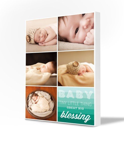 Personalised Wall Art - Baby Collage