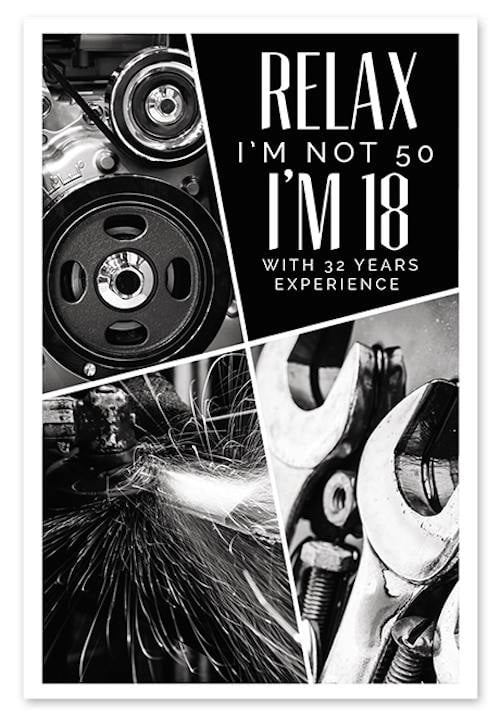 50th Birthday Gift Ideas - Metal