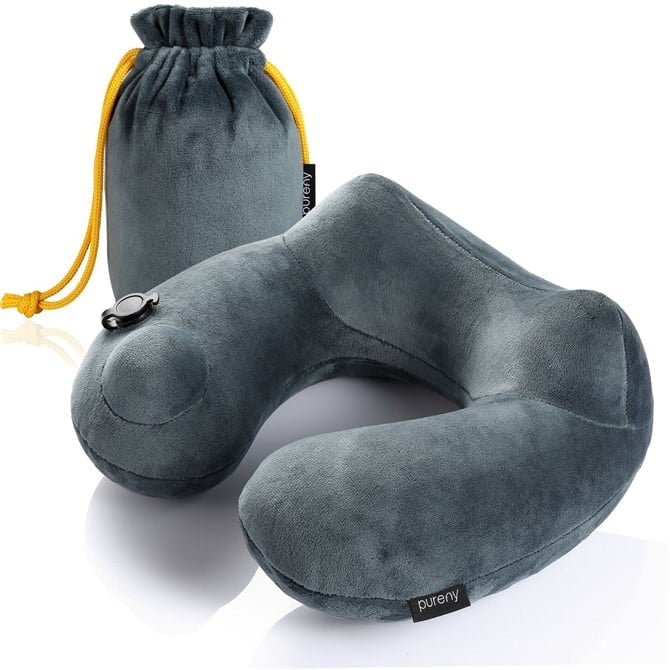 50th Birthday Gift Ideas - Soft Velvet Travel Neck Pillow