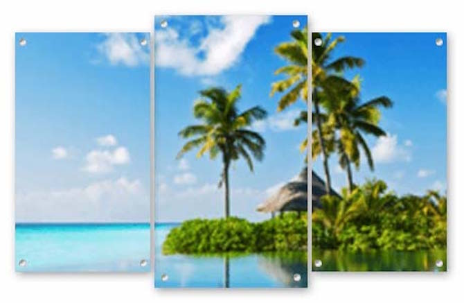 Bathroom Decorating Ideas - Glass Photo Print