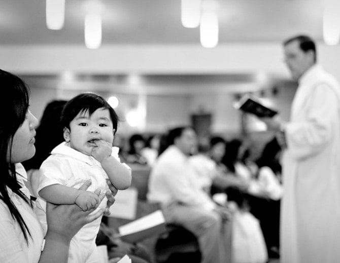 Baby Photos - Christening Baby