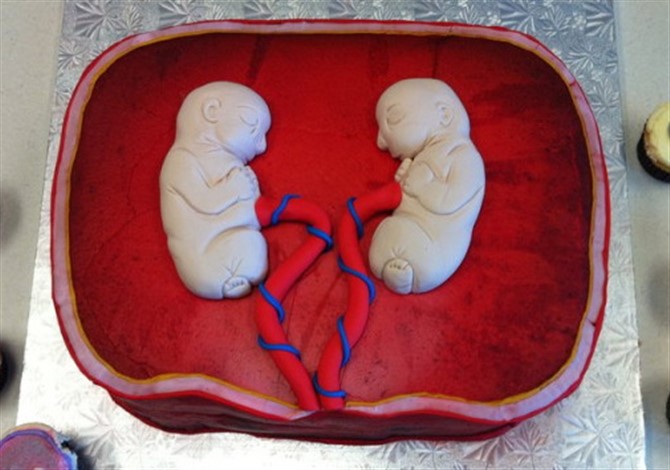 Baby Shower Food - Disturbing Cake