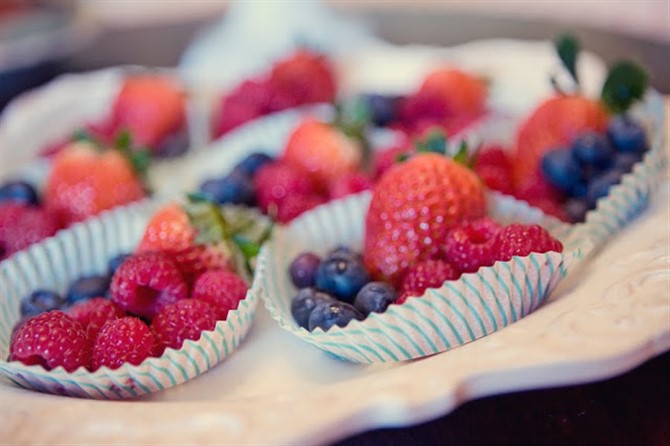 Baby Shower Food - Fruity Muffin