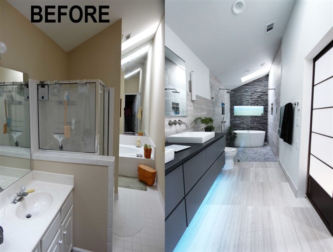 Bathroom Decorating Ideas - Cool Gray