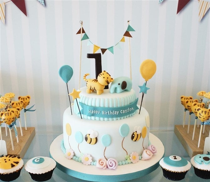 Boys Birthday Cakes - Year Of Tiger