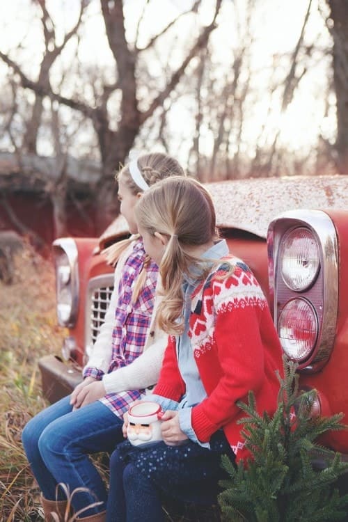 Christmas Photos - Christmas Day Girls