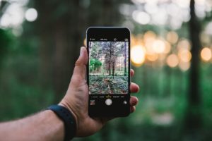 Phone photography focus