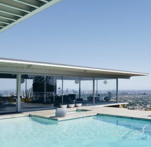 modern home- outdoor metal wall art