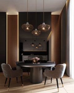 mixed metals interiors