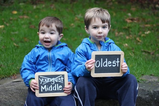 Pregnancy Announcement Ideas - New Birth Order