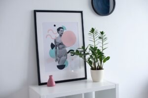 floating frame print