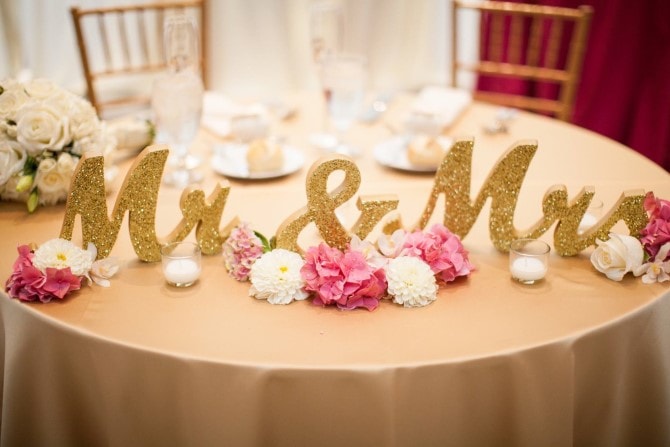 Wedding Themes - Modern Glitter