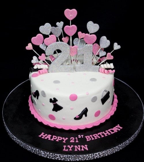 21st Birthday Party Ideas - Cake