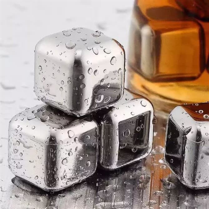 50th Birthday Gift Ideas - Stainless Steel Ice Cube