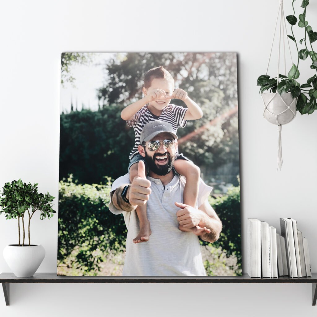 father's day photo gifts - canvas print