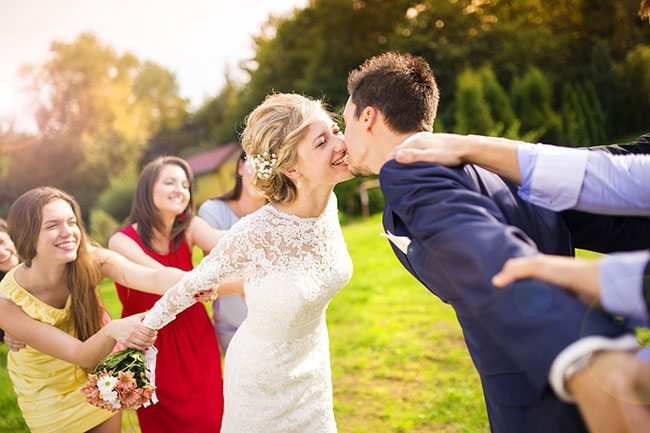 Hiring A Quality Wedding Photographer - Bride Groom Group Photo