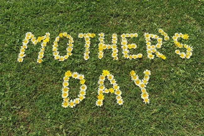 Mothers Day Poems - Flowers On Grass