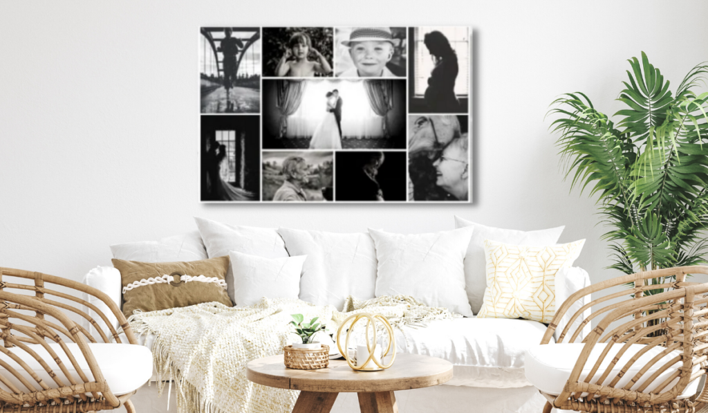 Black and white wall art