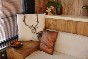 reindeer photo cushion