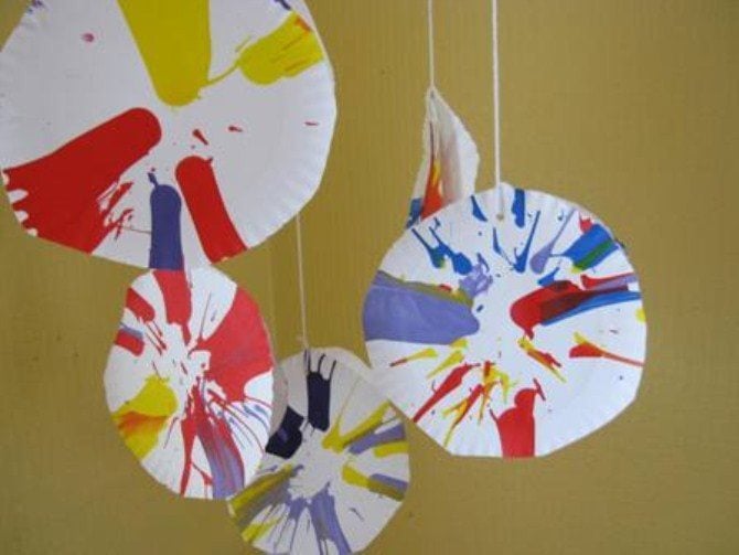 Art Projects For Kids - Spin Paintings