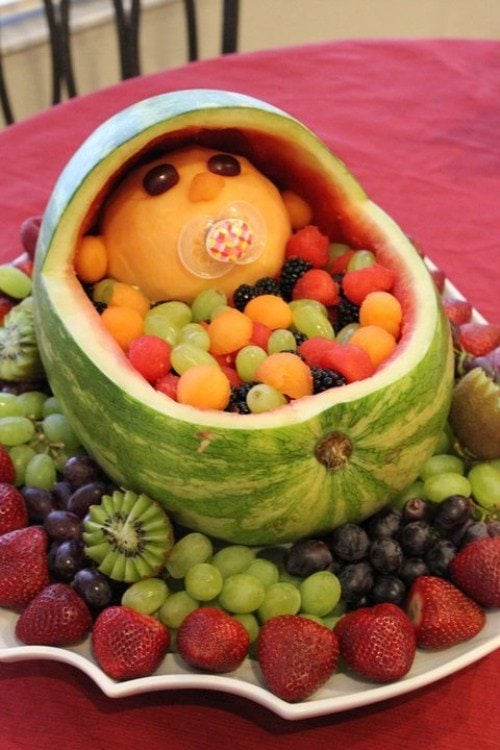 Baby Shower Food Ideas - Fruit Tray