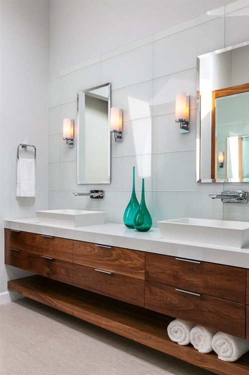 Bathroom Decorating Ideas - Timber Elegance