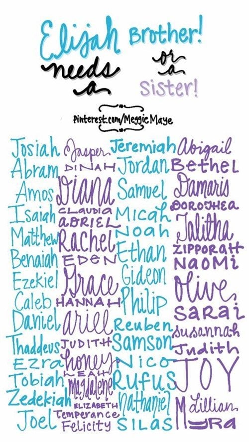 Beautiful Girl's Names - Biblical Names