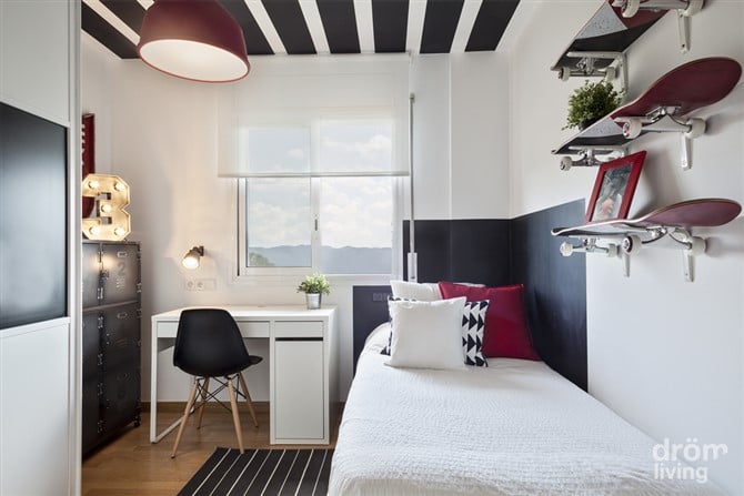 Budget Friendly Bedroom Decorating Ideas - Industrial And Sport Style