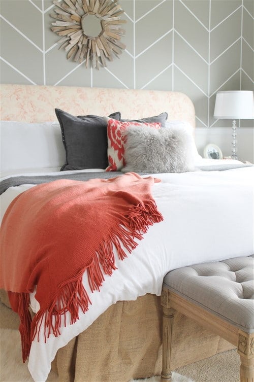 Budget Friendly Bedroom Decorating Ideas - Rustic Chic