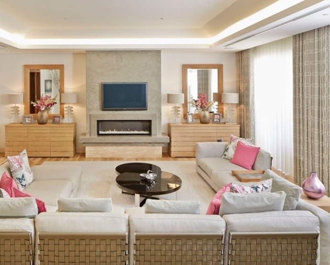 Contemporary Interior Design - Living Room Bright