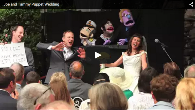 Cool Videos: Couple Gets Married By Puppets!