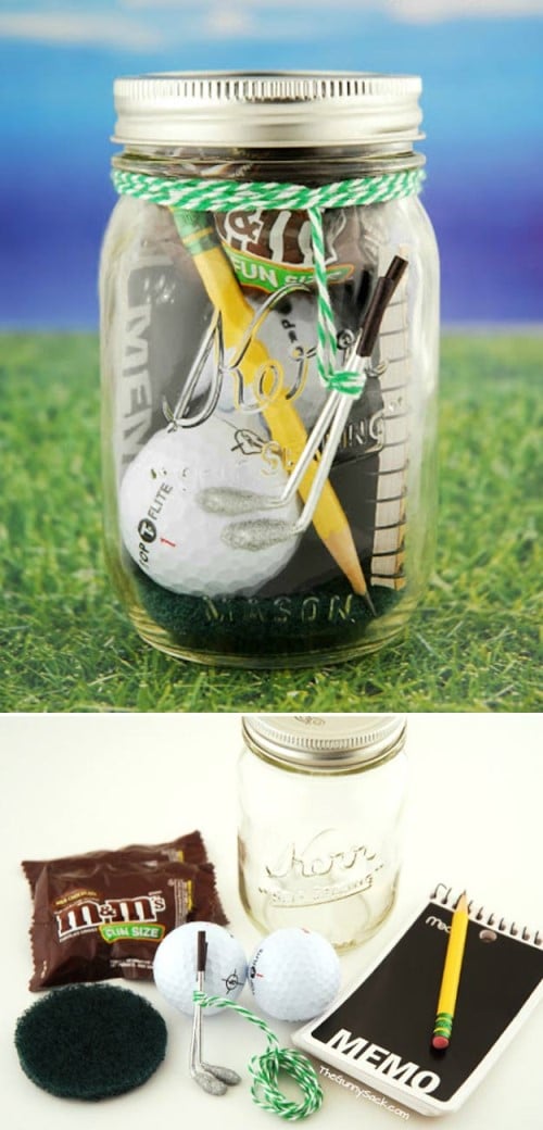 Creative Gift Ideas - Mini Golf In A Jar
