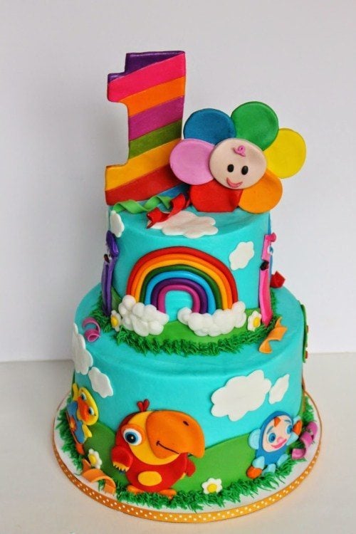 Kids Birthday Cakes - Colorful Cake