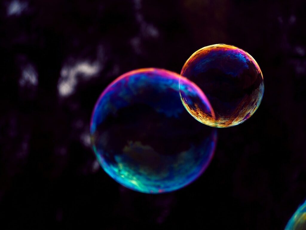 home photography ideas bubbles